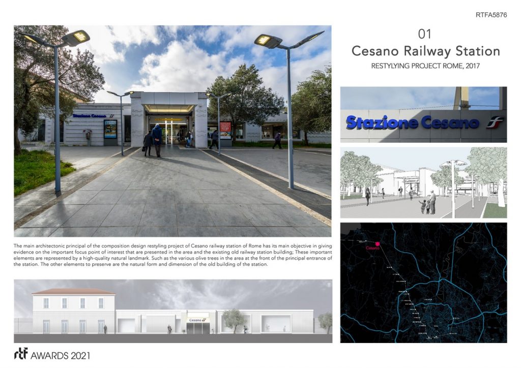 Cesano Railway Station Restyling Project Rome Italy | Alessia Maggio (AMAART Architects) - Sheet2