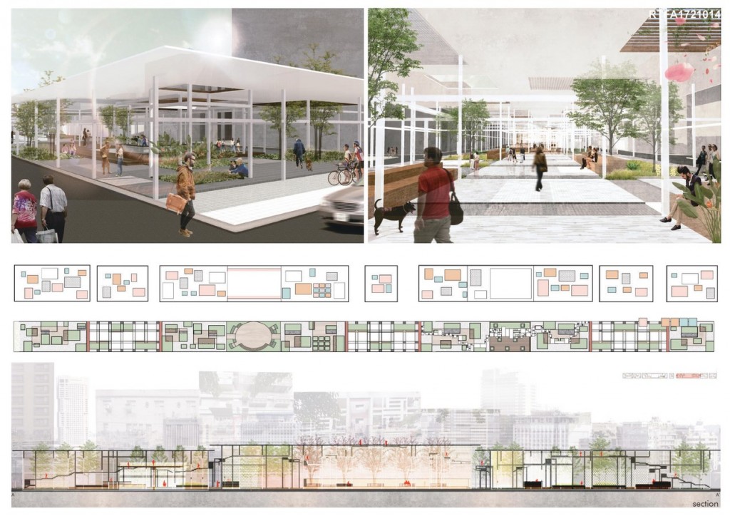 Eco- courtyard of City- a Green Corridor in Taipei City | Chi Lin - Sheet3