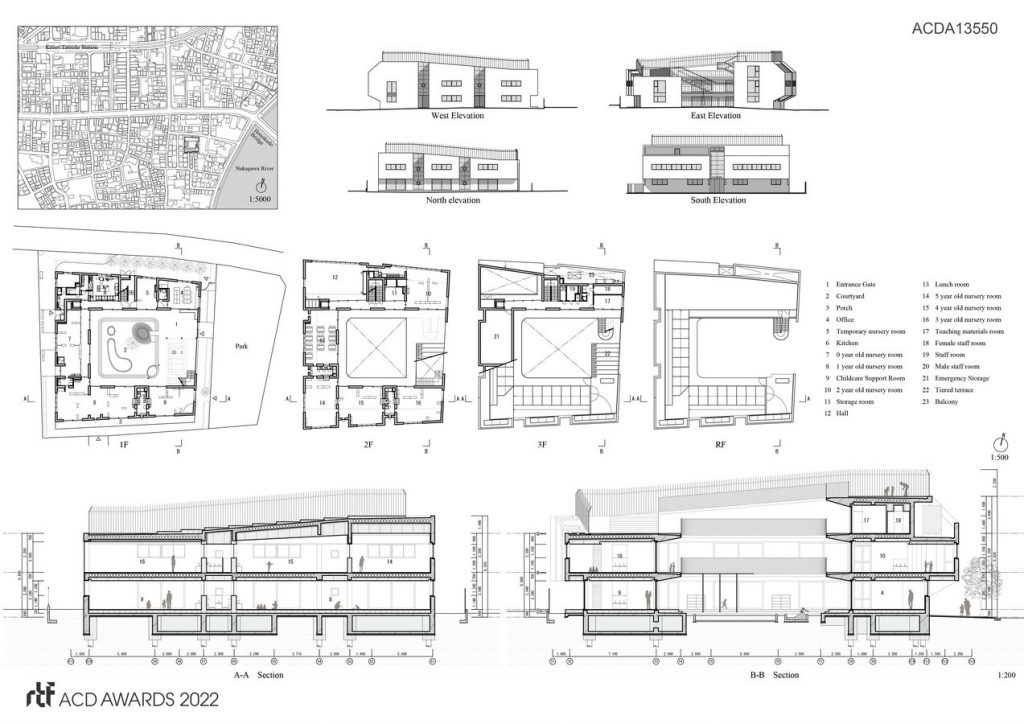 Higashitateishi Nursery School | AISAKA ARCHITECTS’ ATERIER - Sheet4