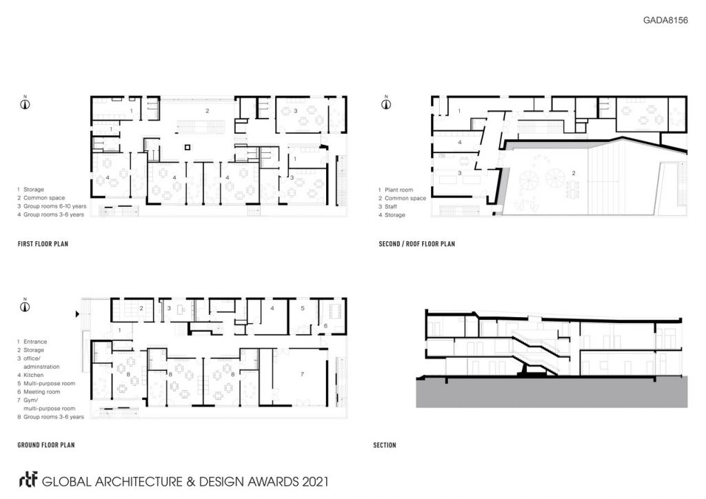 Kindergarten at Henninger Turm | Meixner Schlüter Wendt - Sheet3