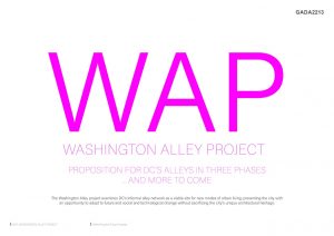 WAP: Washington Alley Project | EL Studio - Sheet1