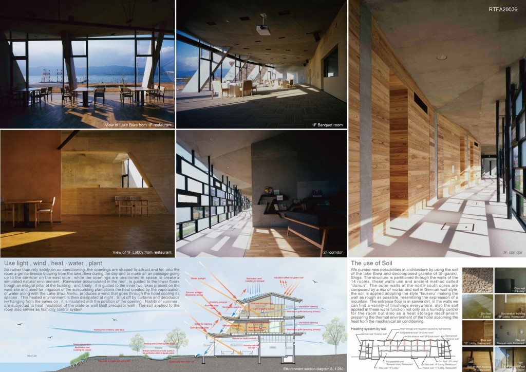 Ecotone Hotel in Biwa Lake | Ryuichi Ashiwaza Architects & Associates - Sheet3