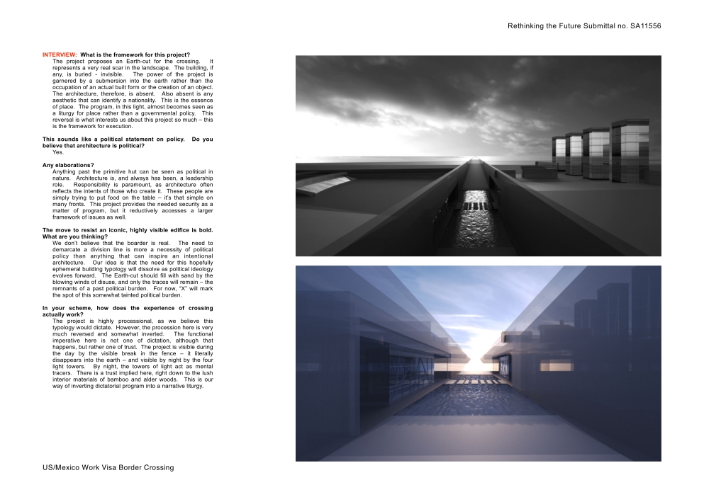 USMexico Border Crossing | markharris ARCHITECTS - Sheet2